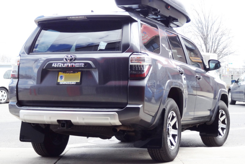 Toyota 4Runner Mud Flap - Rally Armor - UR Black with Grey Logo - Black - `12-`24